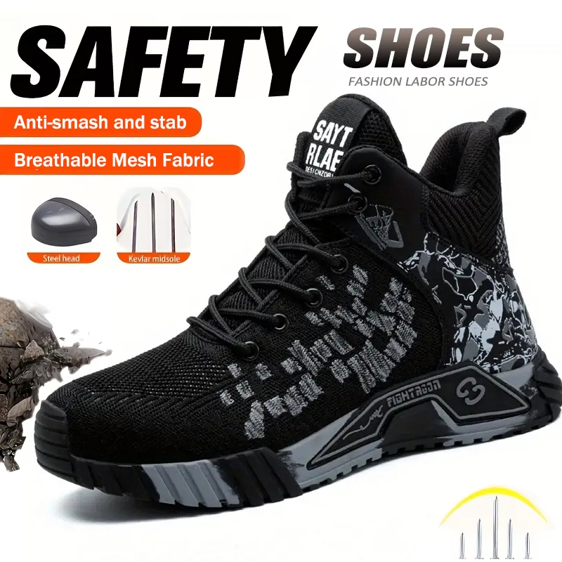 Men'S Shoes Diabetic - Calçados de Trabalho com Biqueira de