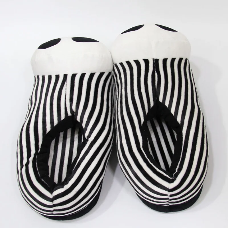 Men Shoes Models - Pantufas de Pelúcia Jack Skellington de