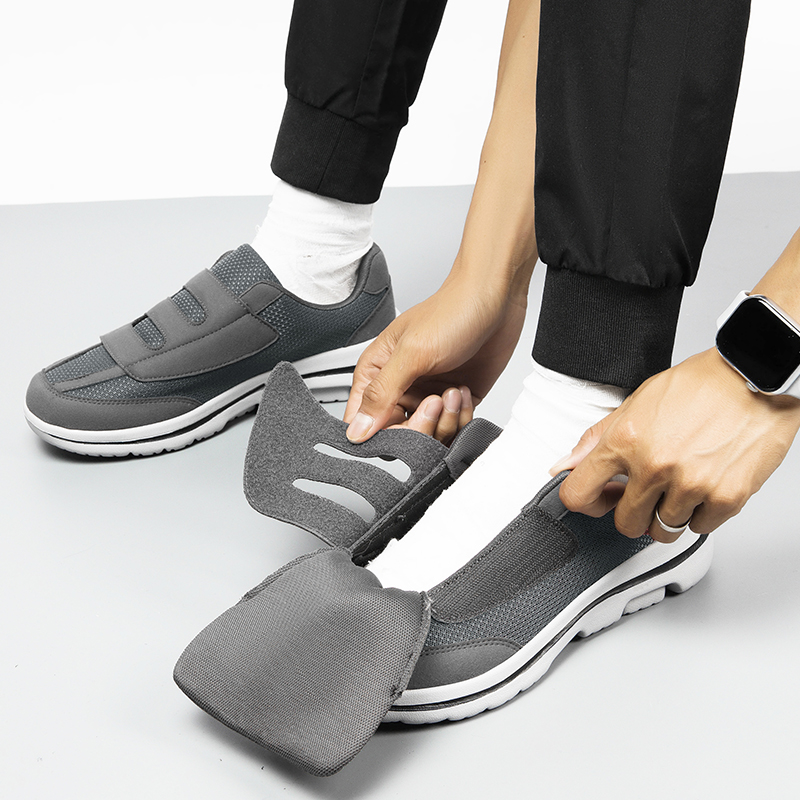 Men'S Shoes Diabetic - Tênis de dedo largo para pés