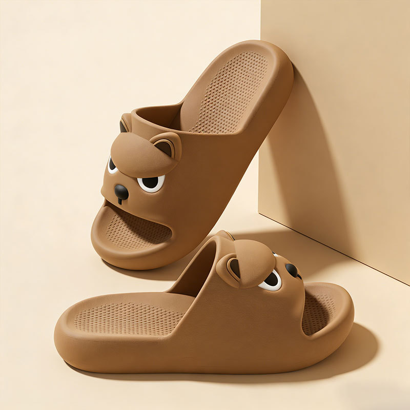 Men'S Shoes Cloud - Chinelo de Urso de Desenho Animado