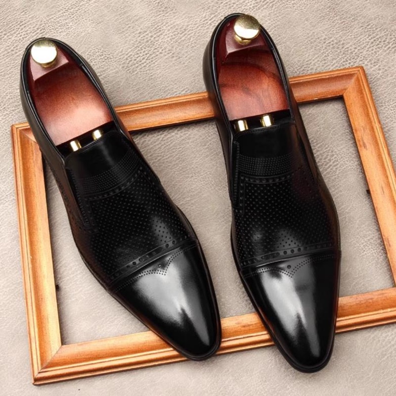 Men'S Shoes Size 43 In Us - Sapatos Sociais Masculinos de Couro Genuíno