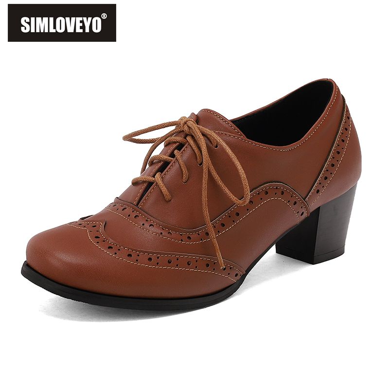 Men'S Shoes Size 43 In Us - Simloveyo novas bombas femininas marrons dedo
