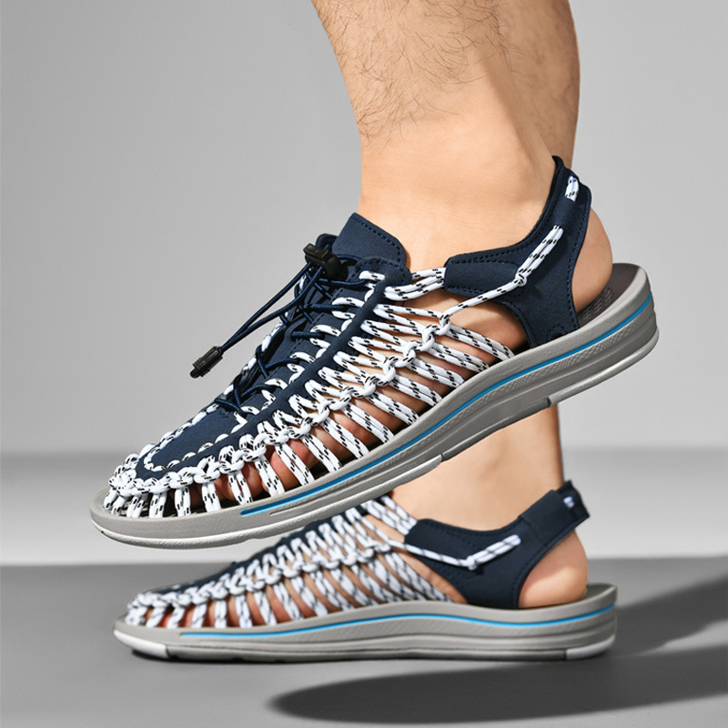 Men Shoes Essentials - Sandálias de tecido para homem, ideais
