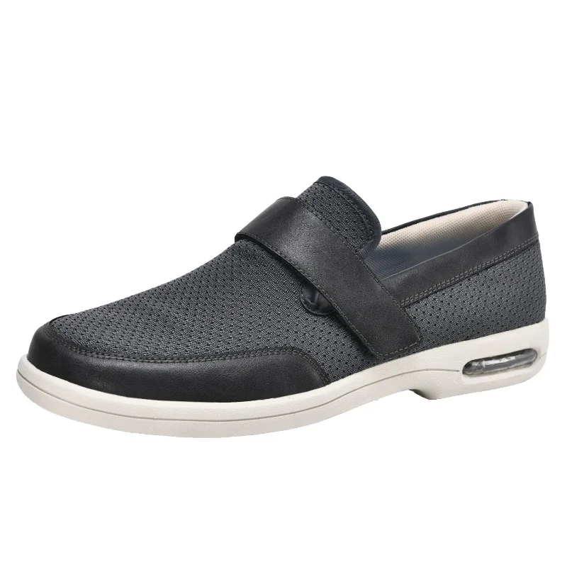 Men'S Shoes Diabetic - XIHAHA Moda Novo Calçado Ortopédico para
