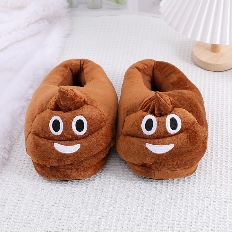 Chinelos de pelúcia com emoji  - Men Shoes Models avaliação e preço