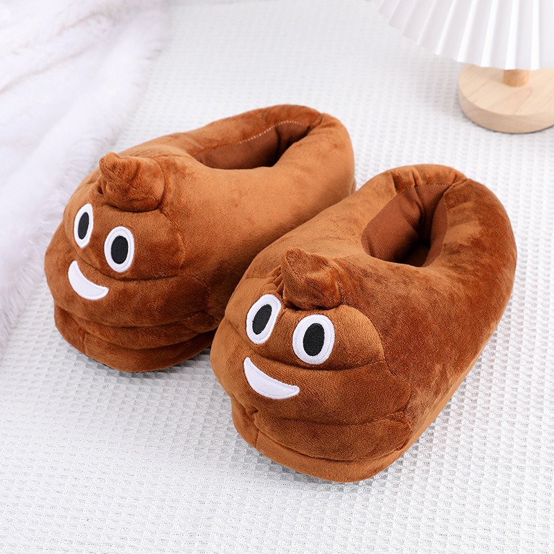 Chinelos de pelúcia com emoji  - Men Shoes Models avaliação e preço