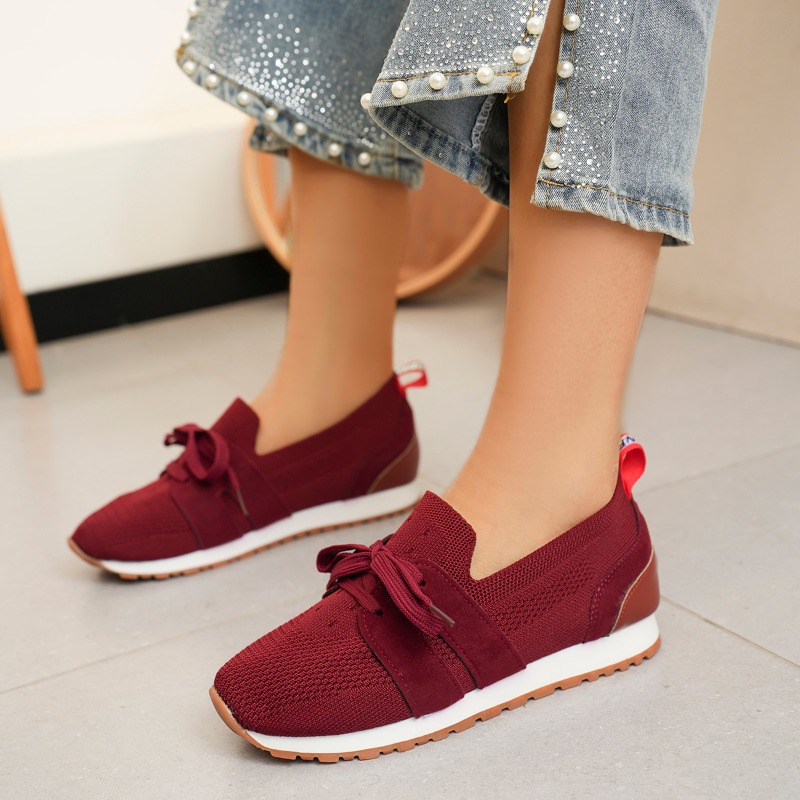Tênis femininos de malha cinza - Mesh Trainer Breathable avaliação e preço